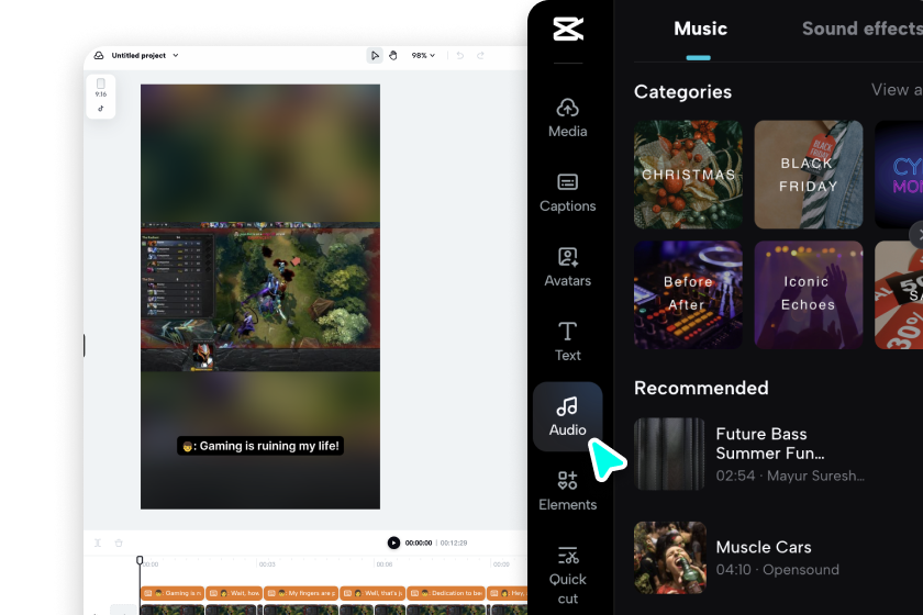 Enhance your gaming video